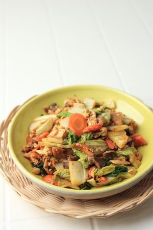 Capcay or Capcai is Mix Vegetables with Chicken