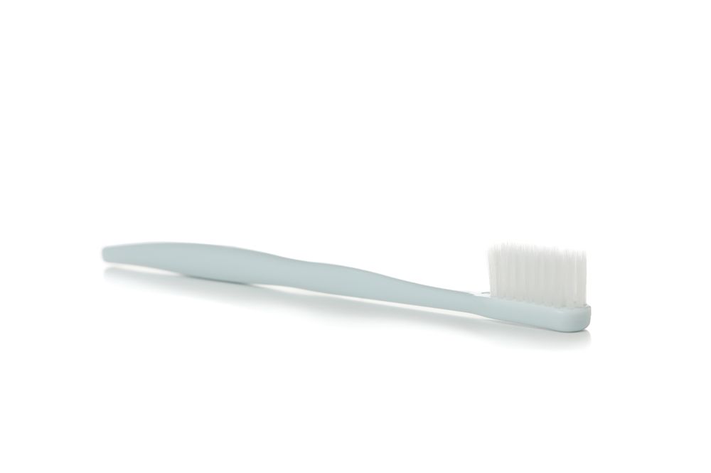 Toothbrush isolated on light background. Dental care