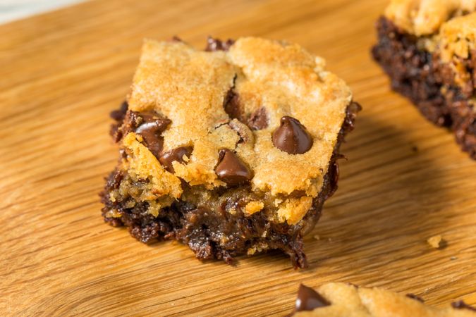 Baked Homemade Cookie Brownie Brookies