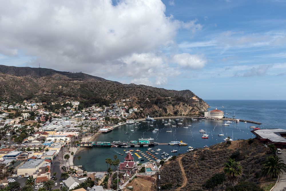 Avalon Harbor on Catalina Island