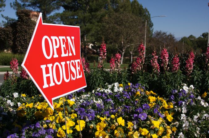 Open House Sign