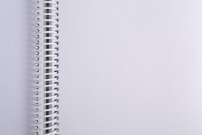 Open Spiral Notebook Mockup Design