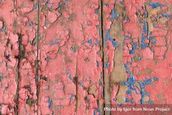 Cracked red paint on wooden background 56GGaV