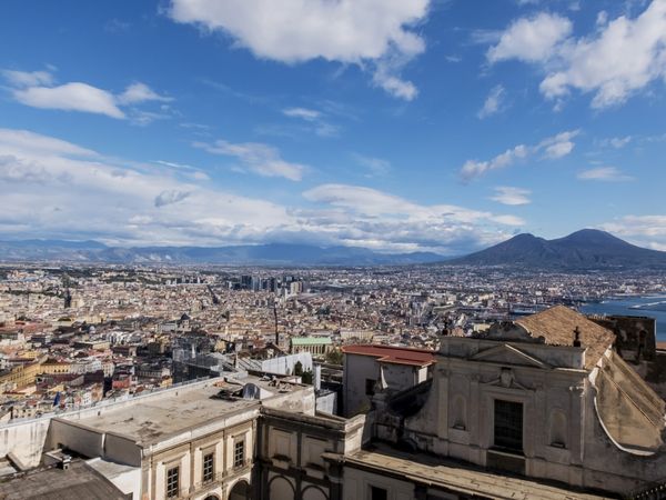 Naples panoramic view, Napoli, Italy