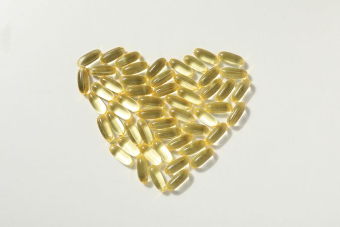 Immunity support capsules - Omega, health care concept