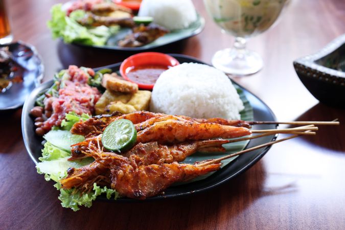 Honey Spicy Roasted Shrimp or Udang Bakar Madu