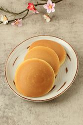 Plate of dorayaki, Japanese pancakes
