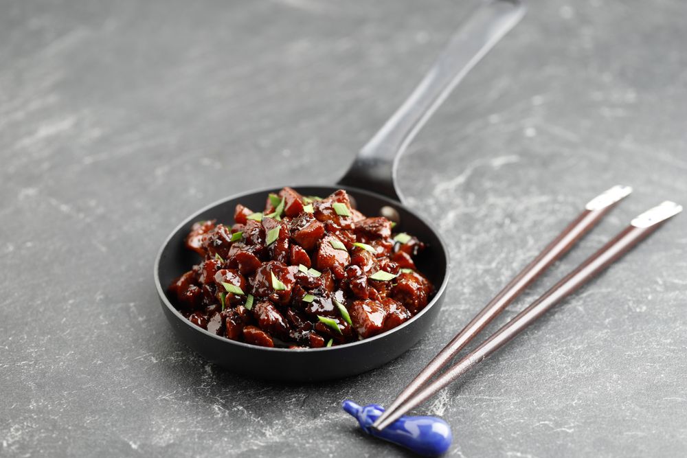Honey Chicken Meat  with Soy Sauce
