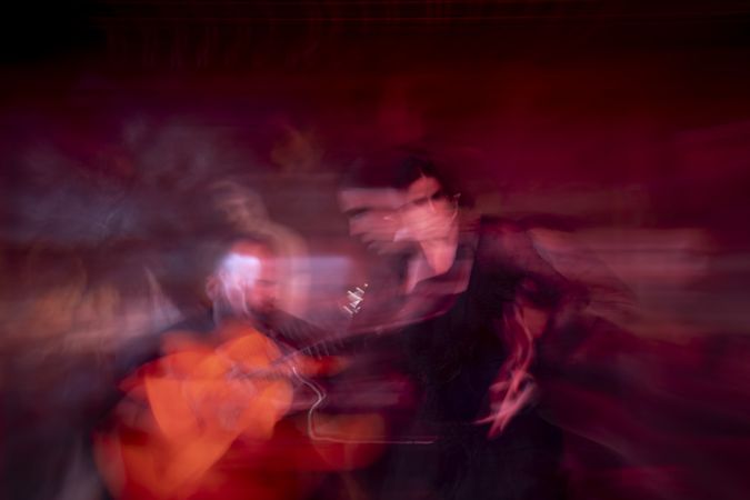 Flamenco performance on stage