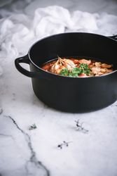 Cooked vegetables of vigil potaje stew