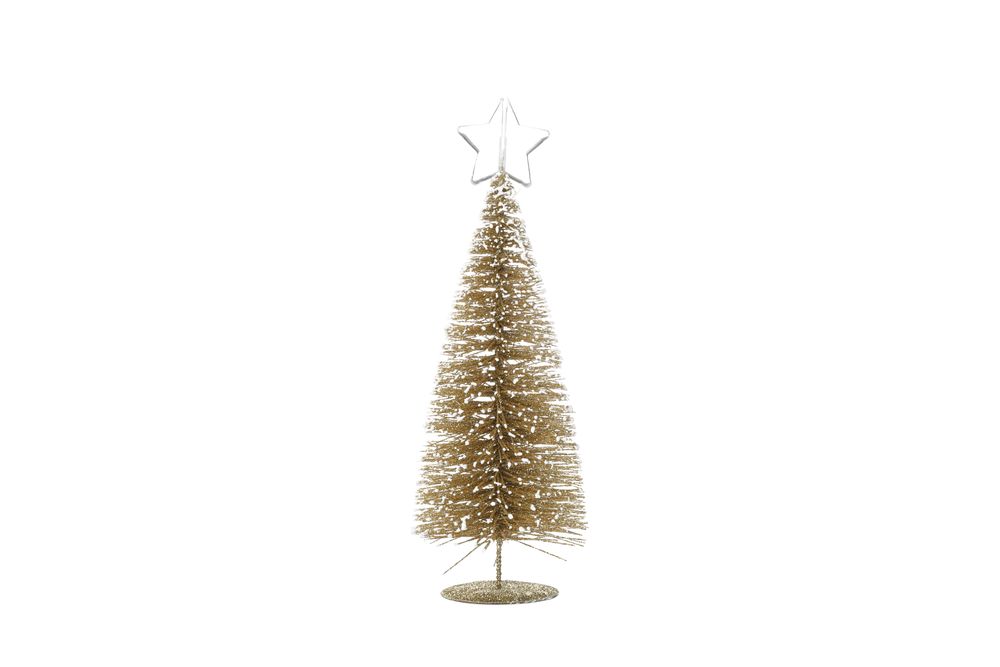 Decorative christmas tree isolated on blank background