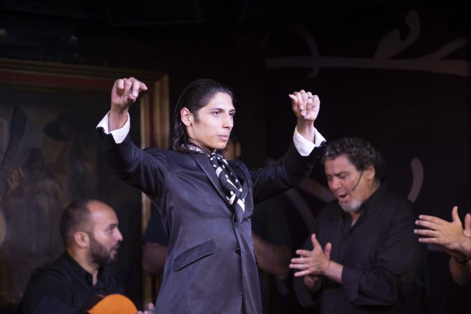 Flamenco performance on stage