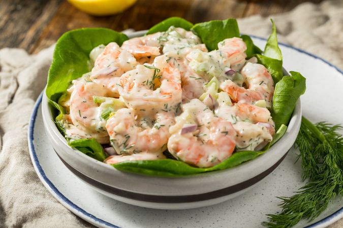 Creamy Homemade Shrimp Salad