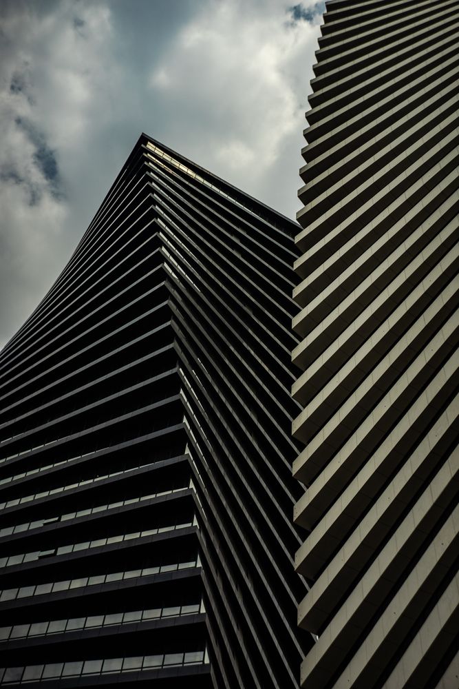Modern buildings of Tbilisi city
