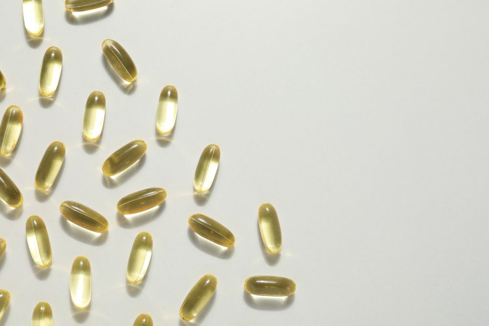 Immunity support capsules - Omega, health care concept