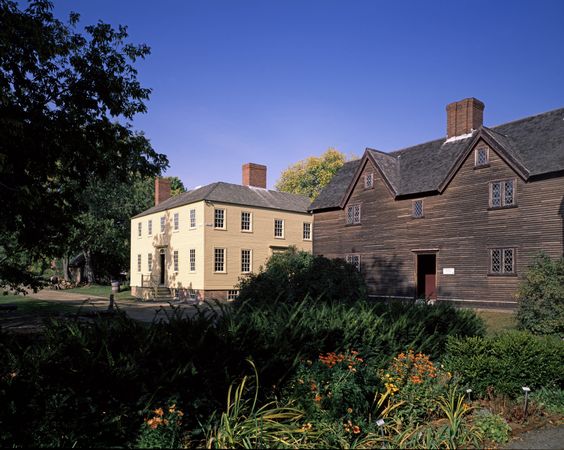 Houses at Strawbery Banke Museum, Portsmouth, New Hampshire