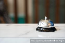 Service bell on marble counter bGgNab