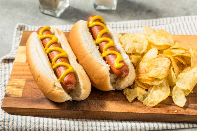 Homemade Boiled Hot Dogs