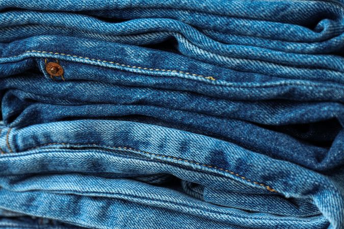 Concept of modern casual clothes - jeans, jeans trousers