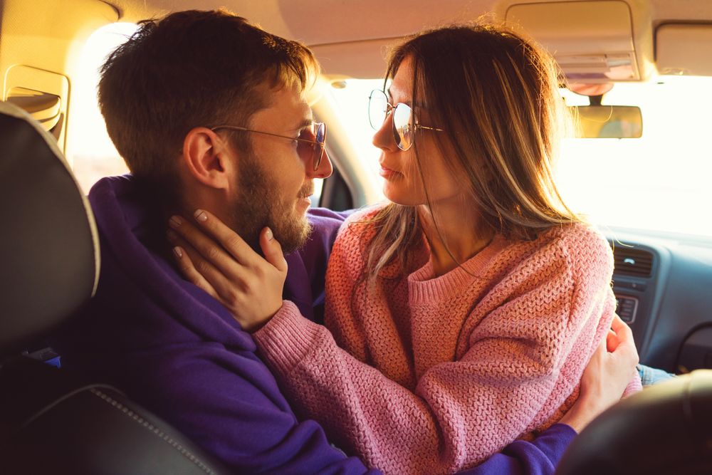 Couple Inside Car Together