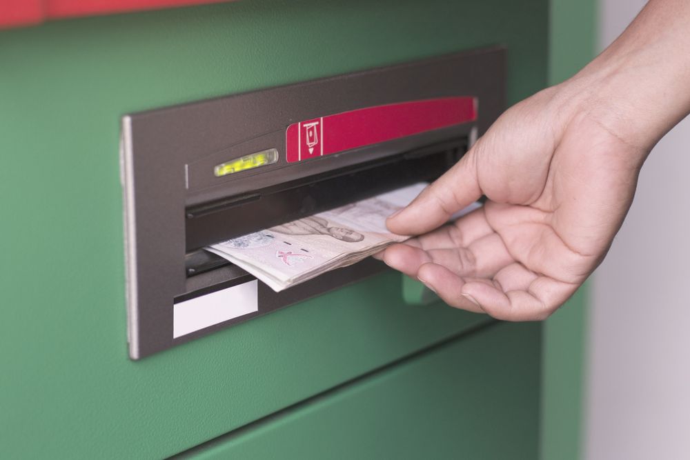Get cash from ATM