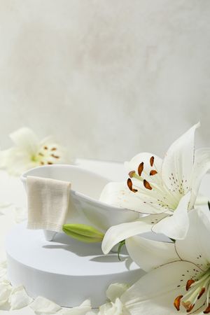 Concept of cosmetic and beauty care, space for text