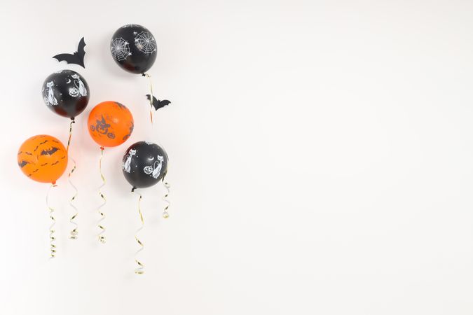 Concept of Halloween, Halloween balloon, space for text