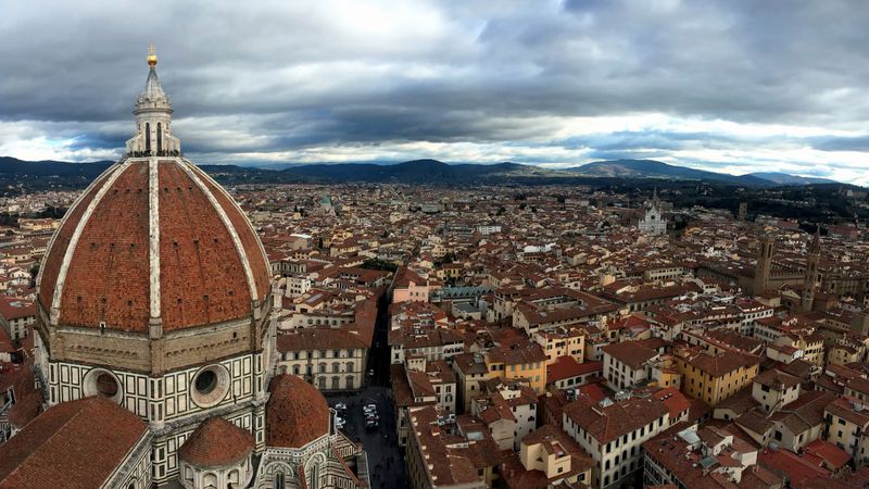 Panoramic Florence: Stunning Cityscape from Atop the Duomo