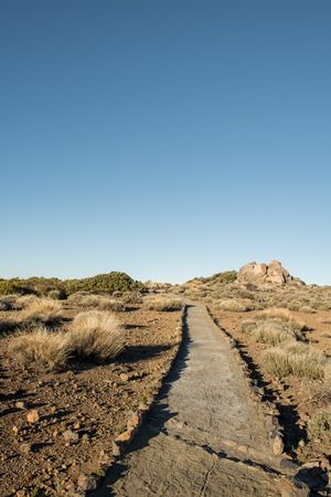 Small walkway in desert