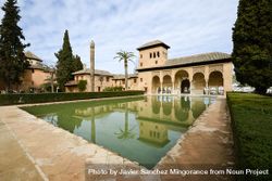 The Partal gardens of Alhambra in Granada 426dL7