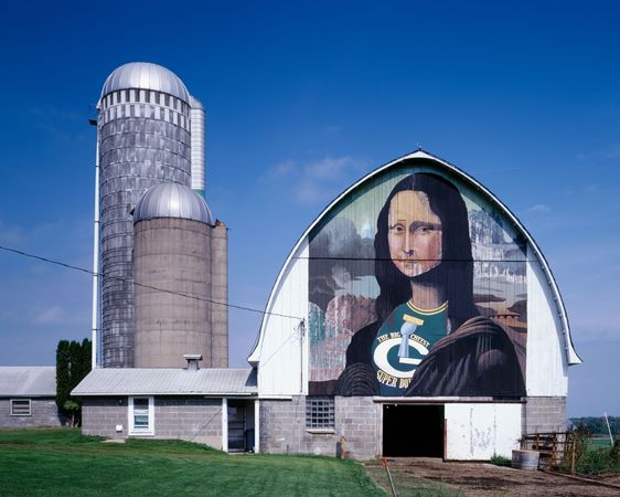 Mona Lisa Barn Art, Wisconsin