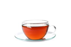 Cup of tea isolated on blank background