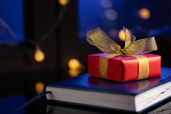 Corporate Holiday Gift on Notebook