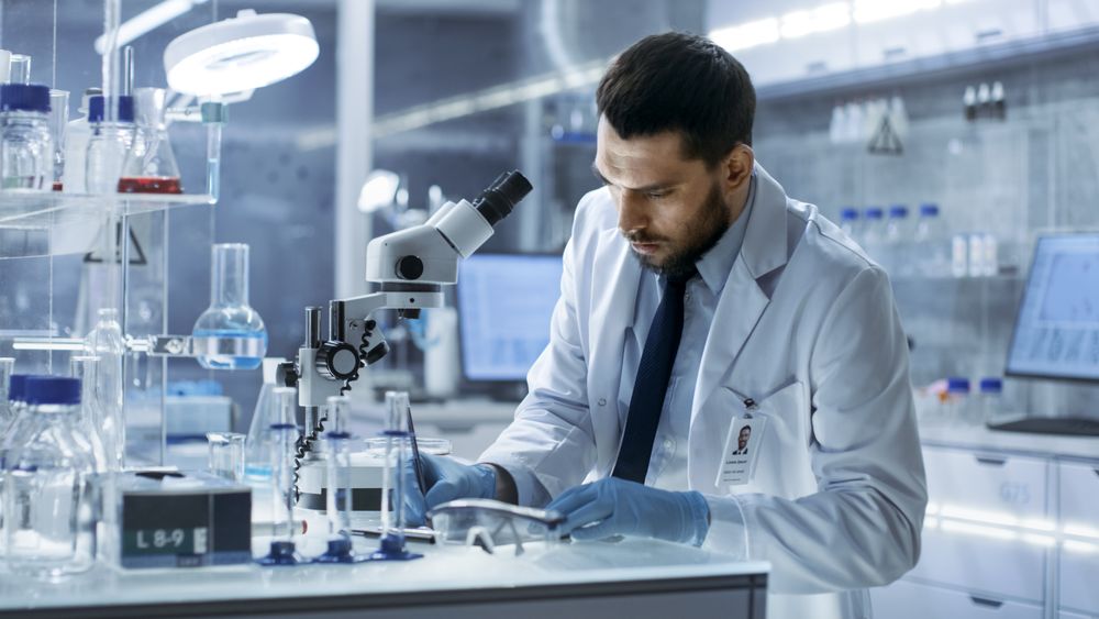 Research Scientist Writes Down Observations.