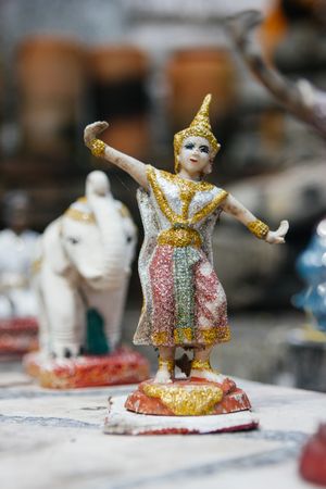Figurine of dancer in traditional costume
