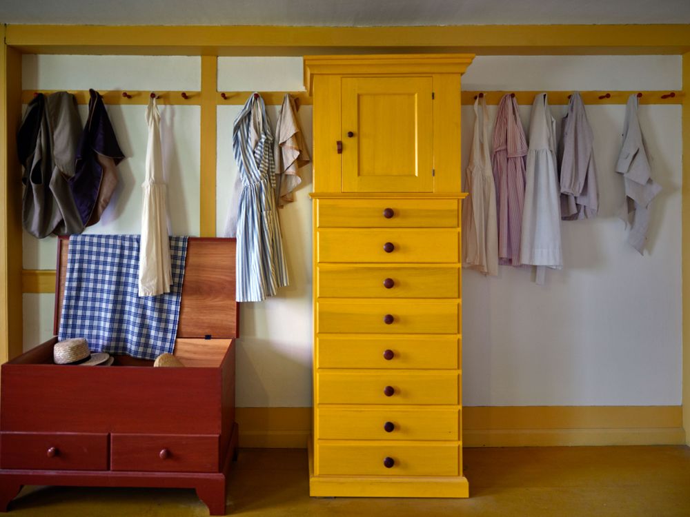 Part of a residence at Canterbury Shaker Village, Canterbury, New Hampshire
