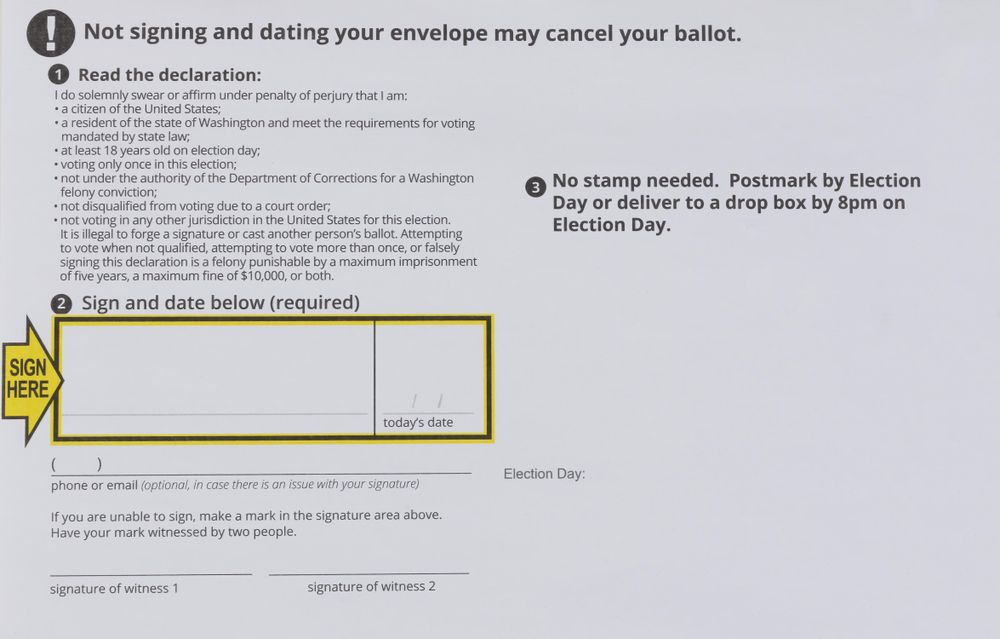Ballot vote for US Citizens