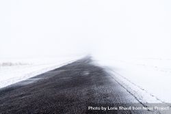 Snowdrift covered road 4NKp8b