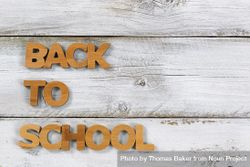 Back to school letters on old wood 4BGXdb