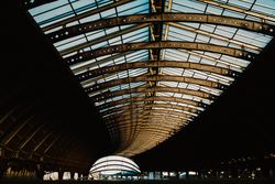 Roof of railway station