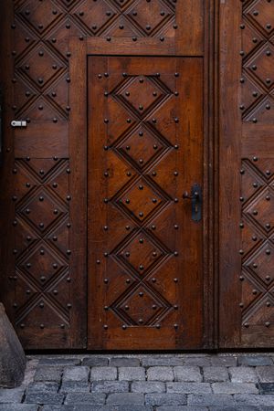 Decooration of the building in Old Prague