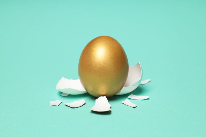Golden egg, pension savings, investments and retirement