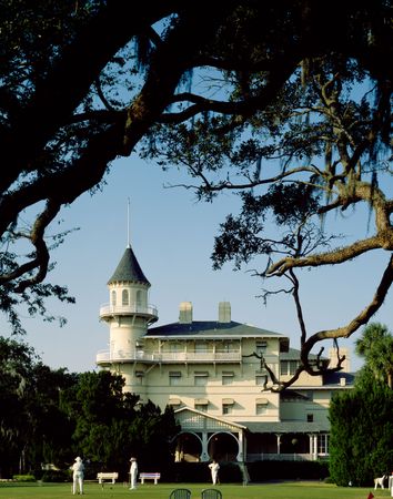 Historic Clubhouse of the Jekyll Island Club in Georgia