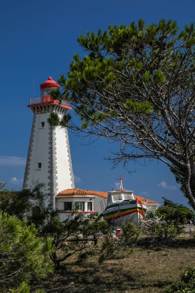 Light house on clear day