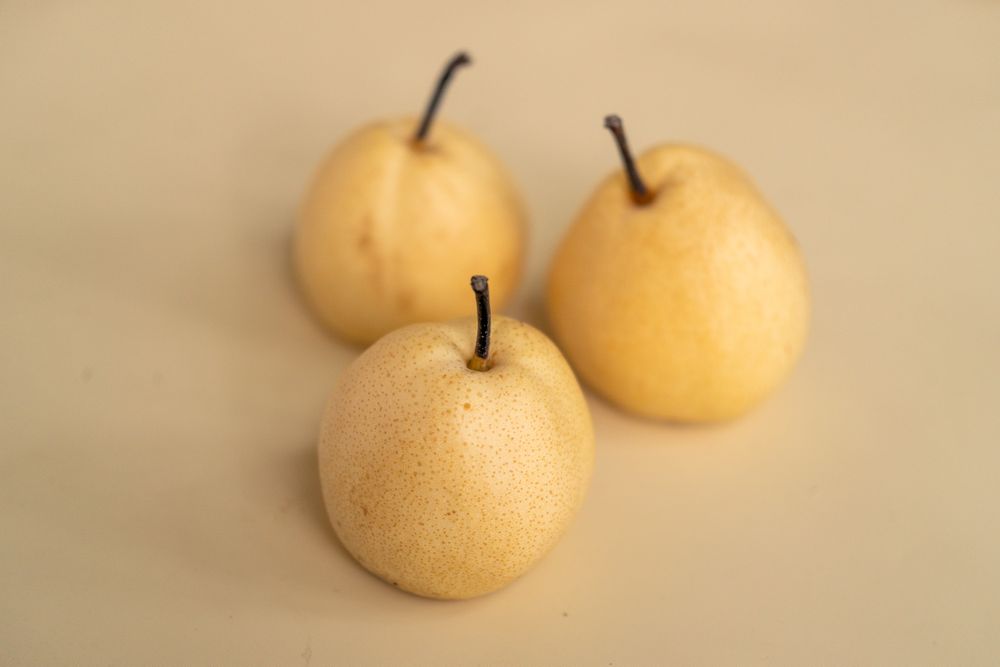 Fresh ripe pear fruit