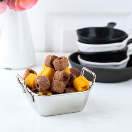 Small Square Cheese and Chocolate Wafer