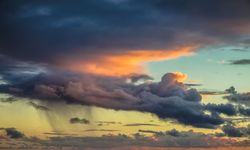 Clouds in sky at sunrise