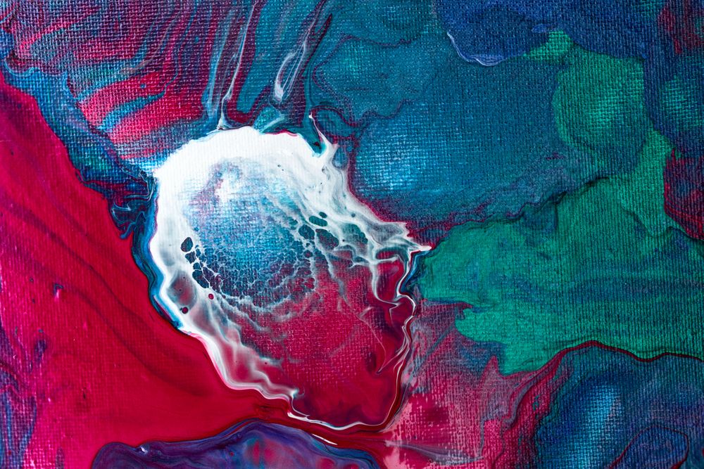 Fluid Art, Abstract Acrylic Background