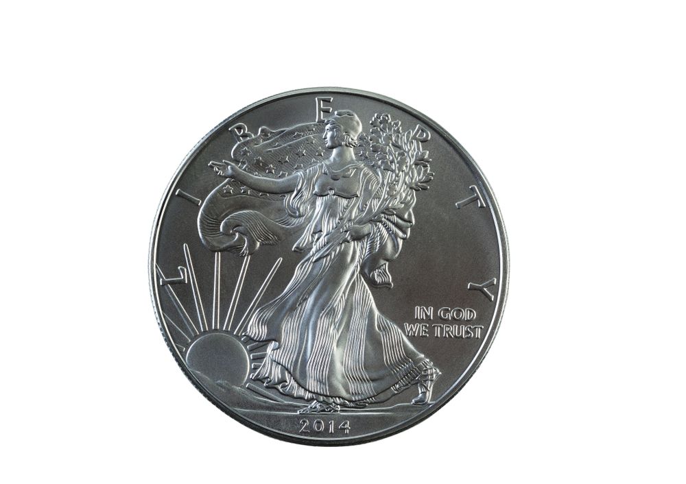 Uncirculated American Silver Eagle Dollar Coin