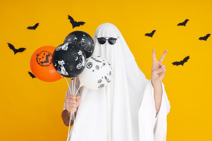 Concept of Halloween mood, Halloween vibes balloon